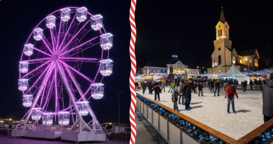 Zimska bajka u Zrenjaninu: klizalište i panoramski točak